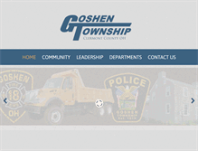 Tablet Screenshot of goshen-oh.gov
